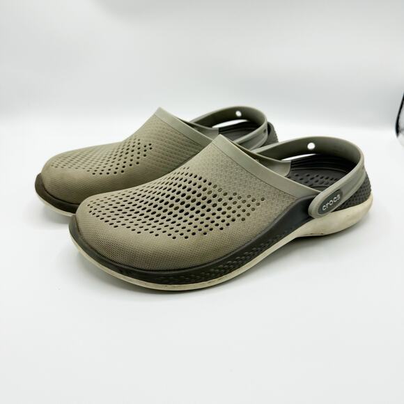 CROCS Shoes - Crocs LiteRide 360 Clogs Slip On Unisex Shoes Gray Cream Womens 10